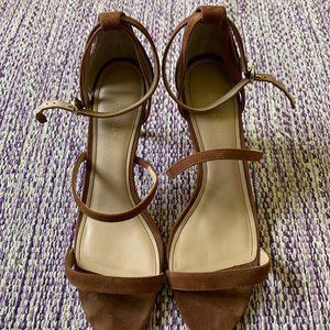 Banana Republic Delicate Brown Suede Heels